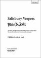 Salisbury Vespers SA choral sheet music cover